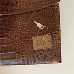 Vintage 1990s Brown Leather Satchel
